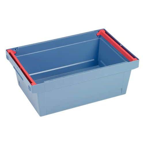 Stackable container with handles - Length 400 and 600 mm - 16 to 47 l