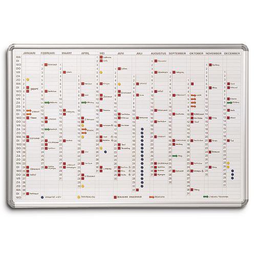 Vertical year planner - German