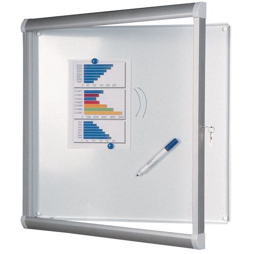 Leader outdoor display board with hinged door - Vanerum