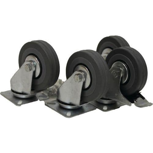 Lubetech Set of Wheels Accessory For Spill Depots