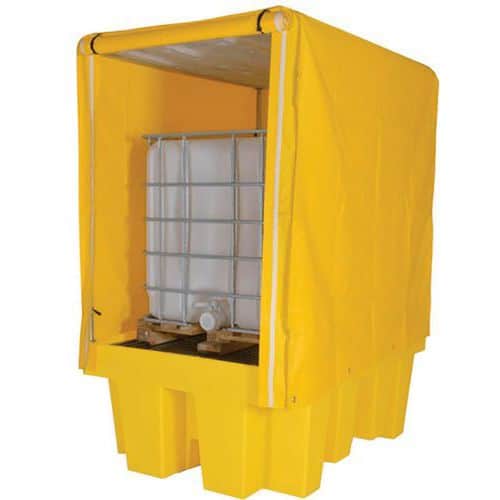 Single IBC All Weather Spill Pallet - Lubetech Renown