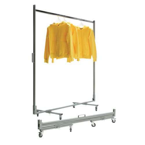 Folding Mobile Clothes Rail