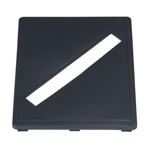 Slotted insert suitable for use with the bin frame