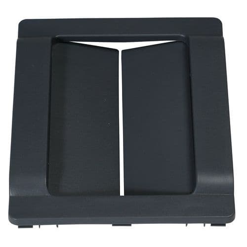 Insert with push flaps compatible with 60 l and 80 l bin frame