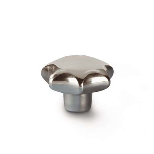 Star-shaped knob - With threaded insert