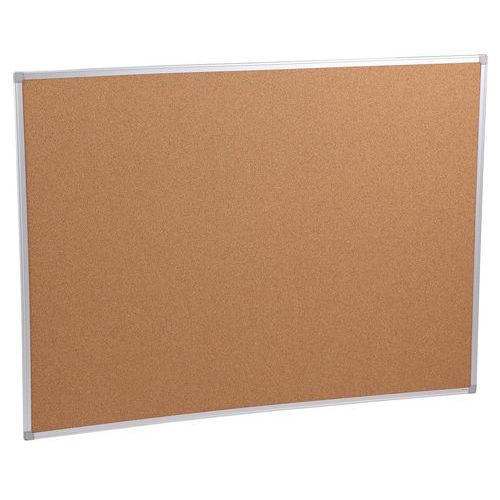 Thick Cork Notice Boards - Aluminium Framed Pinboards - Manutan Expert