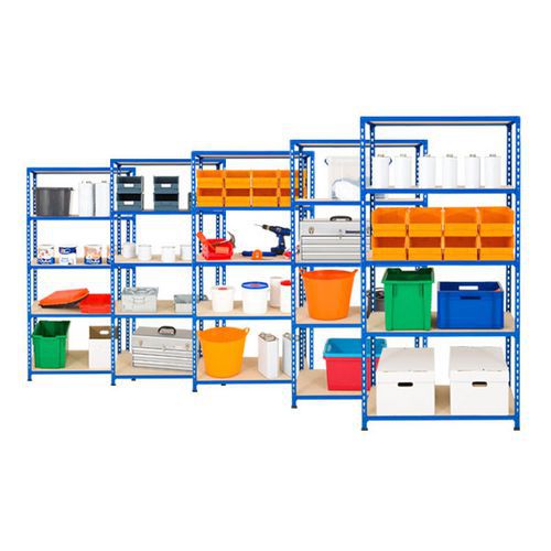 5 Bays of Rapid 2 - 5 Shelves (1830h x 915w)