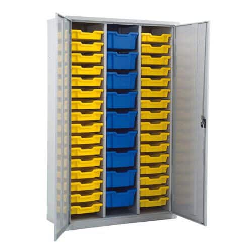 Lockable Cupboard - 41 Gratnells Trays