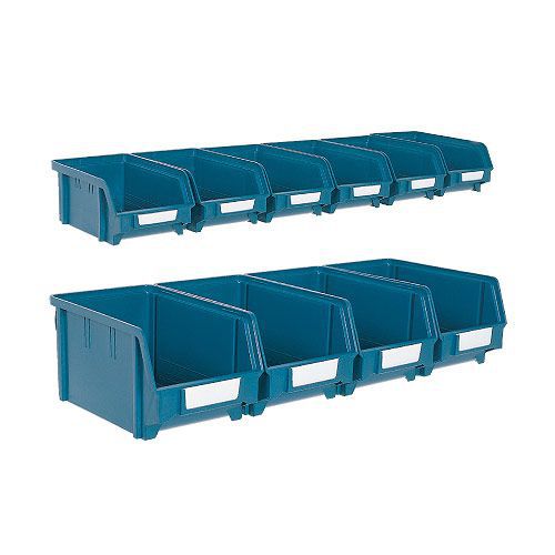 Wall Rail Bin Set