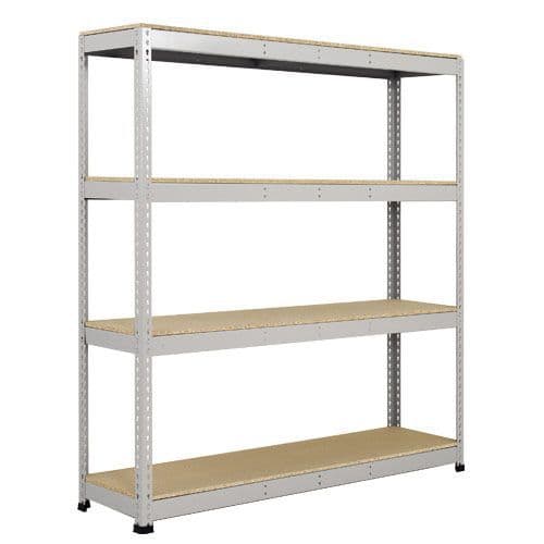 Rapid 1 Standard Duty Shelving with a Galvanised Steel Frame