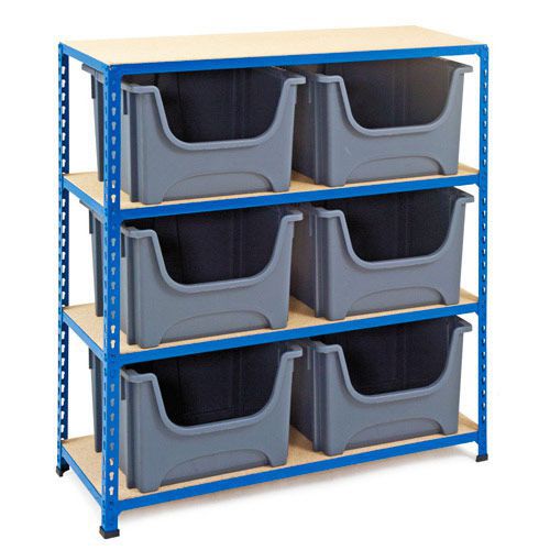 Rapid 2 (1220h x 1120w) Bin Storage Unit With 6 Bins