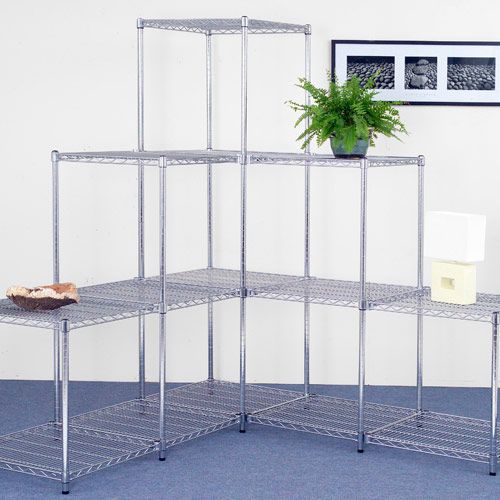 Chrome Wire Shelving - Extra Upright