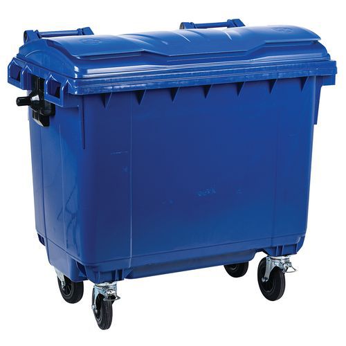 Wheelie Bins - Heavy Duty Lids - 660 Litre Storage - Manutan Expert