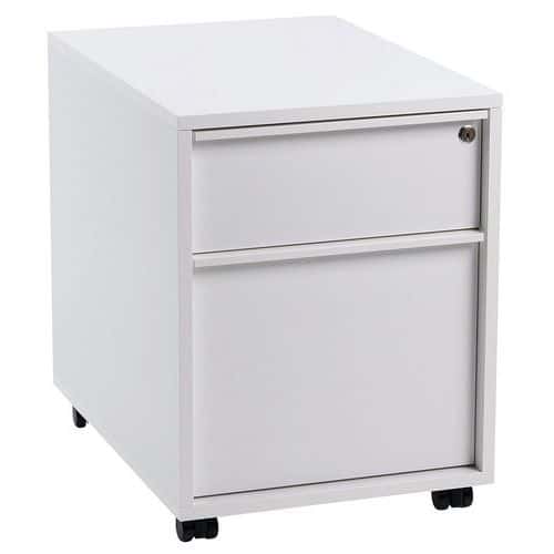 Misao mobile cabinet with one drawer + one suspension file drawer - Manutan Expert