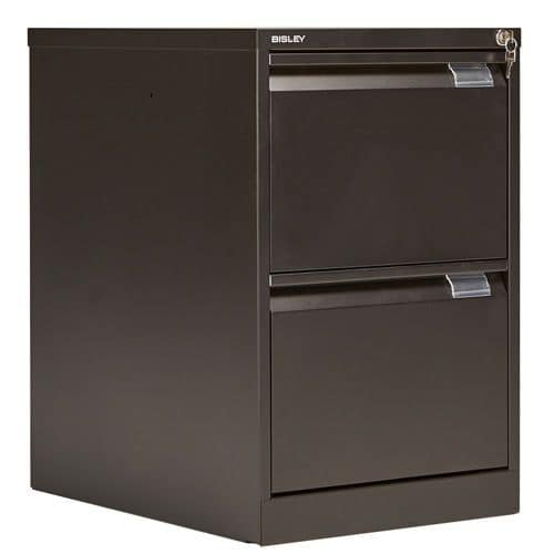 Bisley 2 Drawer Filing Cabinet with Flush Front