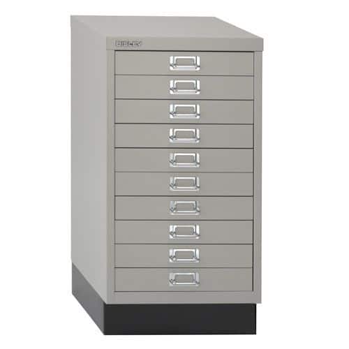 Bisley Metal Office Filing Cabinet - Ten A3 Drawers - Various Colours