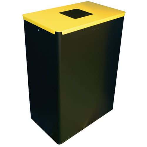 60 Litre Recycle Bin For Glass - Home/Office - Steel - Manutan Expert