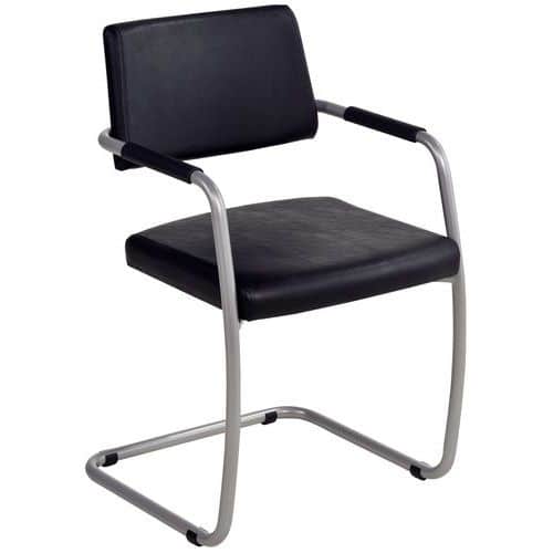 Bizzy conference chair with sled base