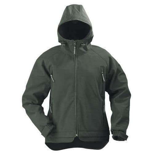 Yin women's softshell work jacket - Black