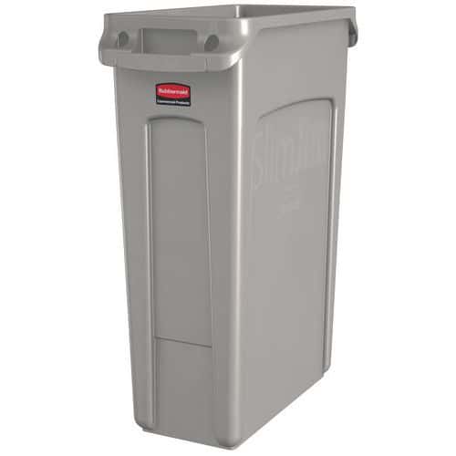 Slim Jim container with venting channels 87 l - Rubbermaid