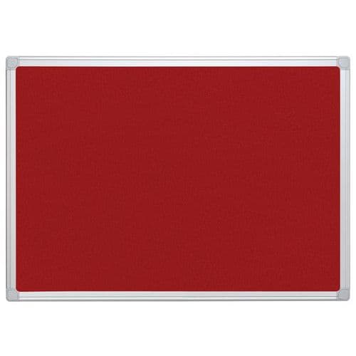 Textile display panels - Red