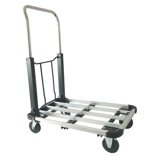 Folding aluminium trolley - Capacity 150 kg