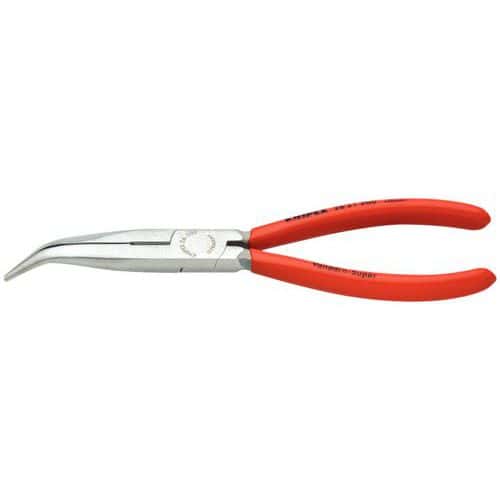 Long-nose pliers - Half-round angled nose