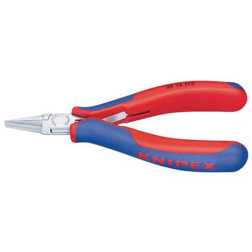 Long nose electronics pliers - Flat nose