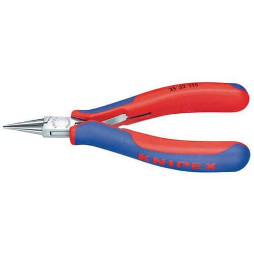 Round nose electronics pliers