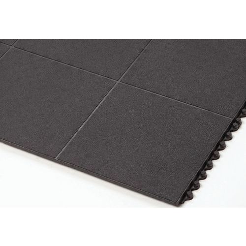 Cushion-Ease Solid anti-fatigue mat - Black - 91x91 cm - Notrax