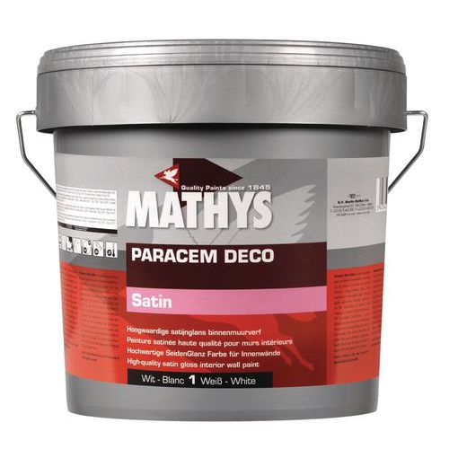 Mathys high-quality white satin acrylic paint - Rust-Oleum