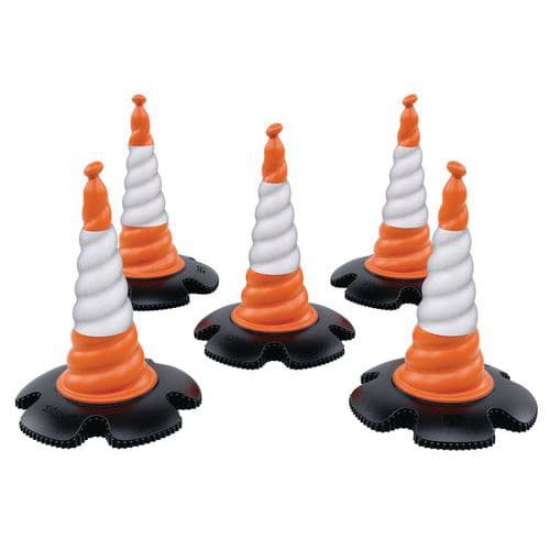 Road Cone - Packs of 5 - Skipper for Traffic Control and Safety