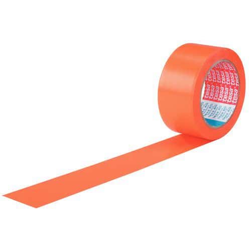 Orange PVC tape for buildings - 4843 - tesa