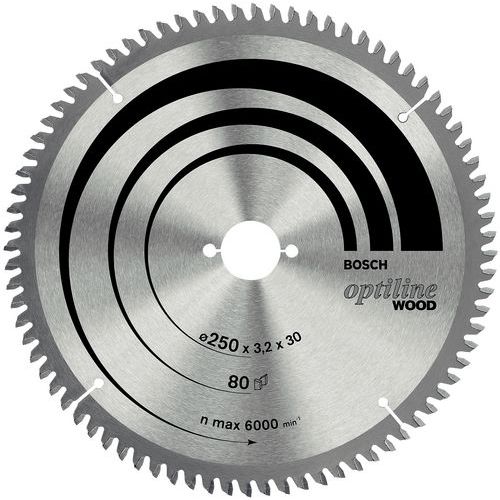 Optiline Wood radial tab saw blade - Ø 216 mm - Reaming Ø 30 mm