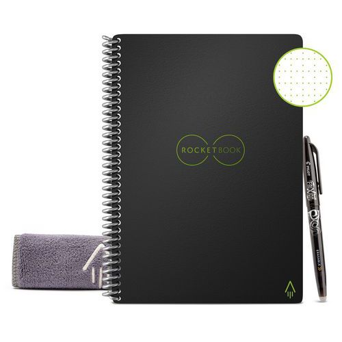 Rocketbook Core Executive notebook, Infinity Black - BIC