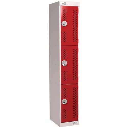 Metal Storage Lockers - 1-6 Ventilated Cabinets - Anti-Bacterial Coat