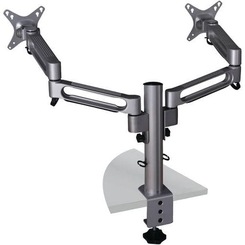 Tilting monitor stand - Double clamp - Desq