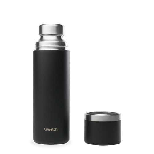 Thermo Active matt black bottle - 750 ml - Qwetch