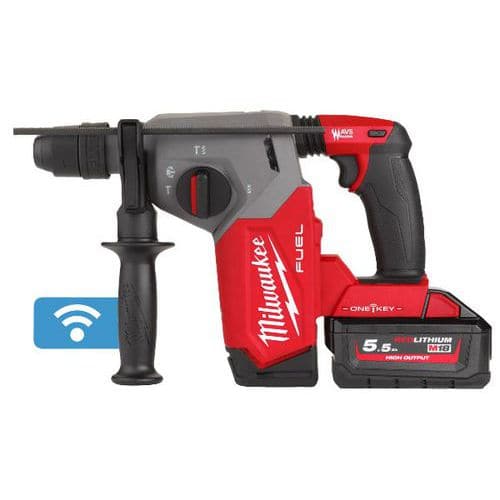 SDS-Plus hammer drill, 18 V, 5 Ah - Milwaukee