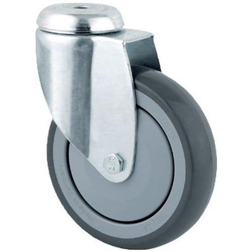 Swivel castor with eye - Capacity 40 to 100 kg