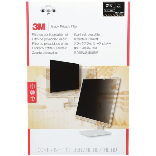 Privacy filter for 21.5-inch to 24-inch desktop monitor