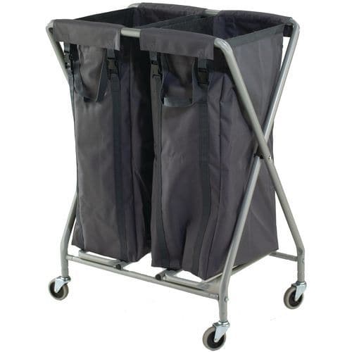 Numatic Double Laundry Trolleys for Industrial and Commercial Use