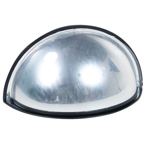 Convex Safety Mirror - Half-hemisphere - Outdoor Traffic - Manutan Expert