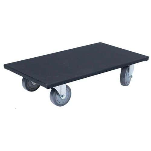 Wheeled Dolly Trolley - 300 & 500kg - Non Slip Covering - Manutan Expert