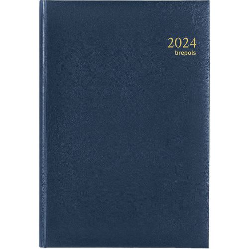 Saturnus black weekly diary, 7 days to 2 pages - Small format - 2023