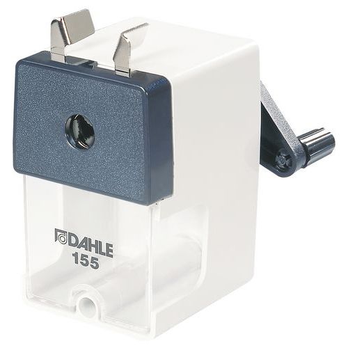 Pencil sharpener with handle and shavings tray - DAHLE