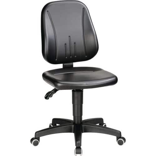 Ergonomic Mobile Chair - Light Industry - Faux Leather - Treston Ergo