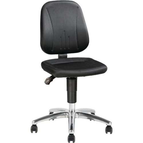 Mobile Ergonomic PU ESD Fabric Chair - Light Industry - Treston Ergo