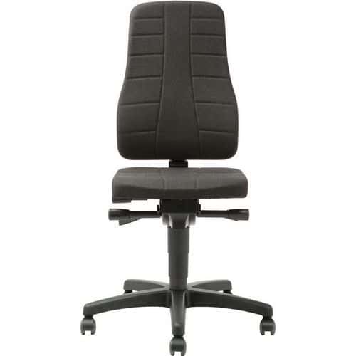 Ergonomic Workshop Chair - Fabric - Mobile - Heavy Duty - Treston Plus
