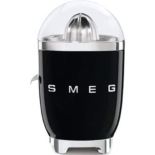 Smeg Citrus Juicer Machine - 70w - Black Retro Design Juice Extractor